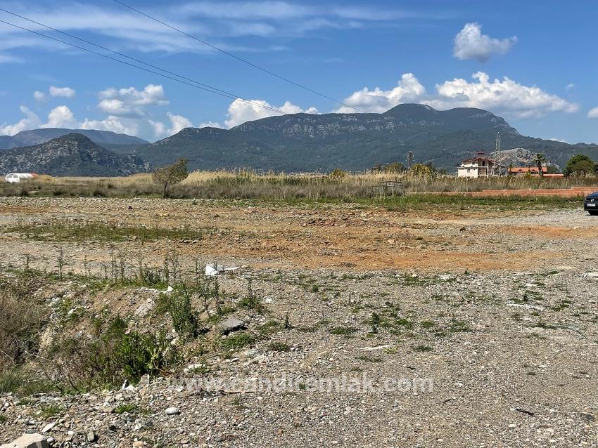 19.600 M² Großes Grundstück Zum Verkauf, Direkt An Der Straße Dalyan Iztuzu Beach Gelegen.