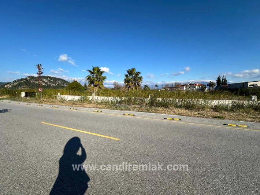 5.111 M² Großes Gewerbe- Und Wohngrundstück Zum Verkauf, Direkt An Der Hauptstraße In Dalyan Gelegen