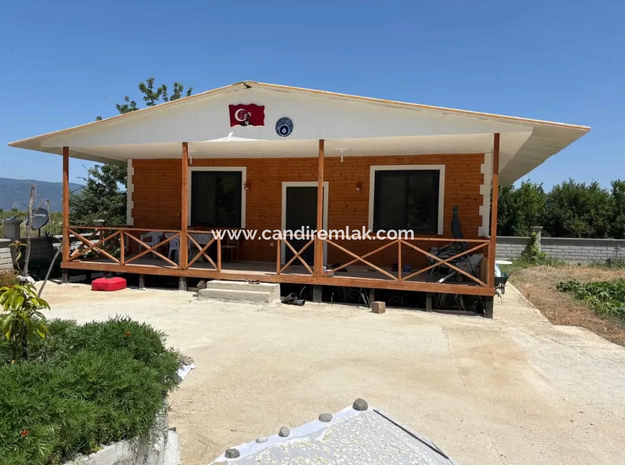120M2 Freistehendes Holzhaus Auf Einem 2500M2 Großen Feld In Dalyan Karadağ