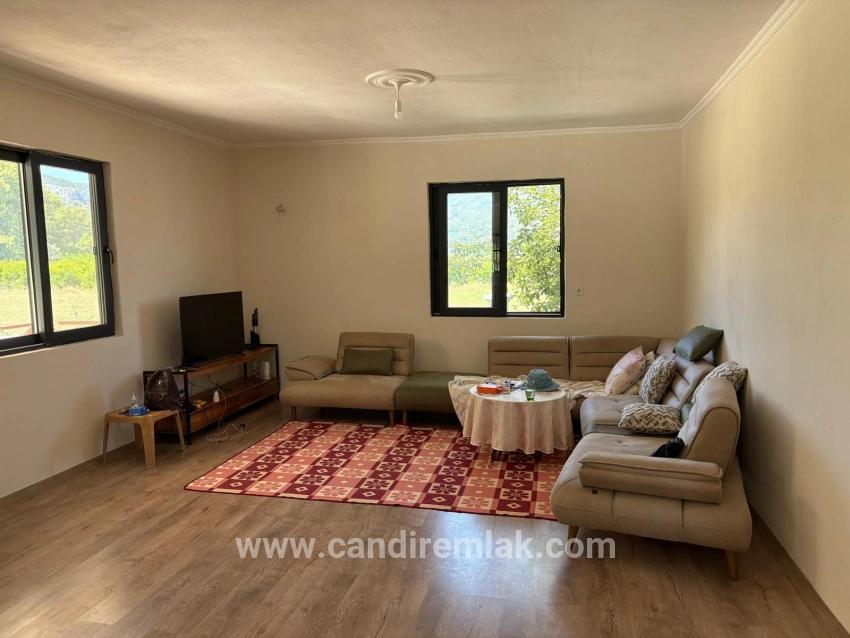 120m2 Detached Wooden House On A 2500m2 Field In Dalyan Karadağ Area