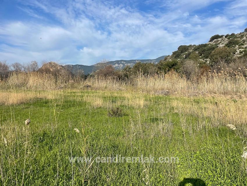 6800 M2 Plot Of Land For Sale In Dalyan With 5% Residential Zoning.