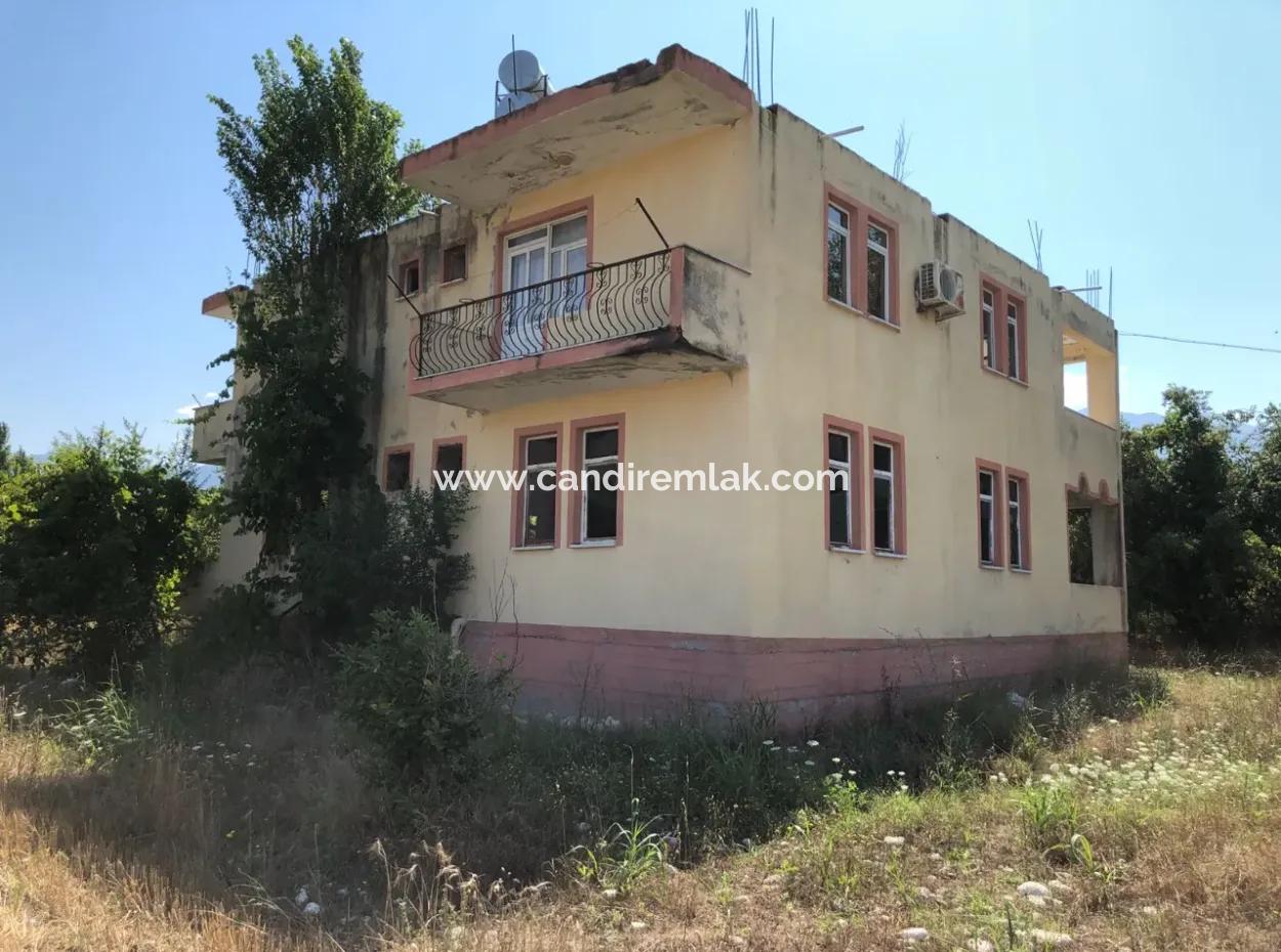 2 Storey House Villa For Sale In 727M2 Land In Seydikemer