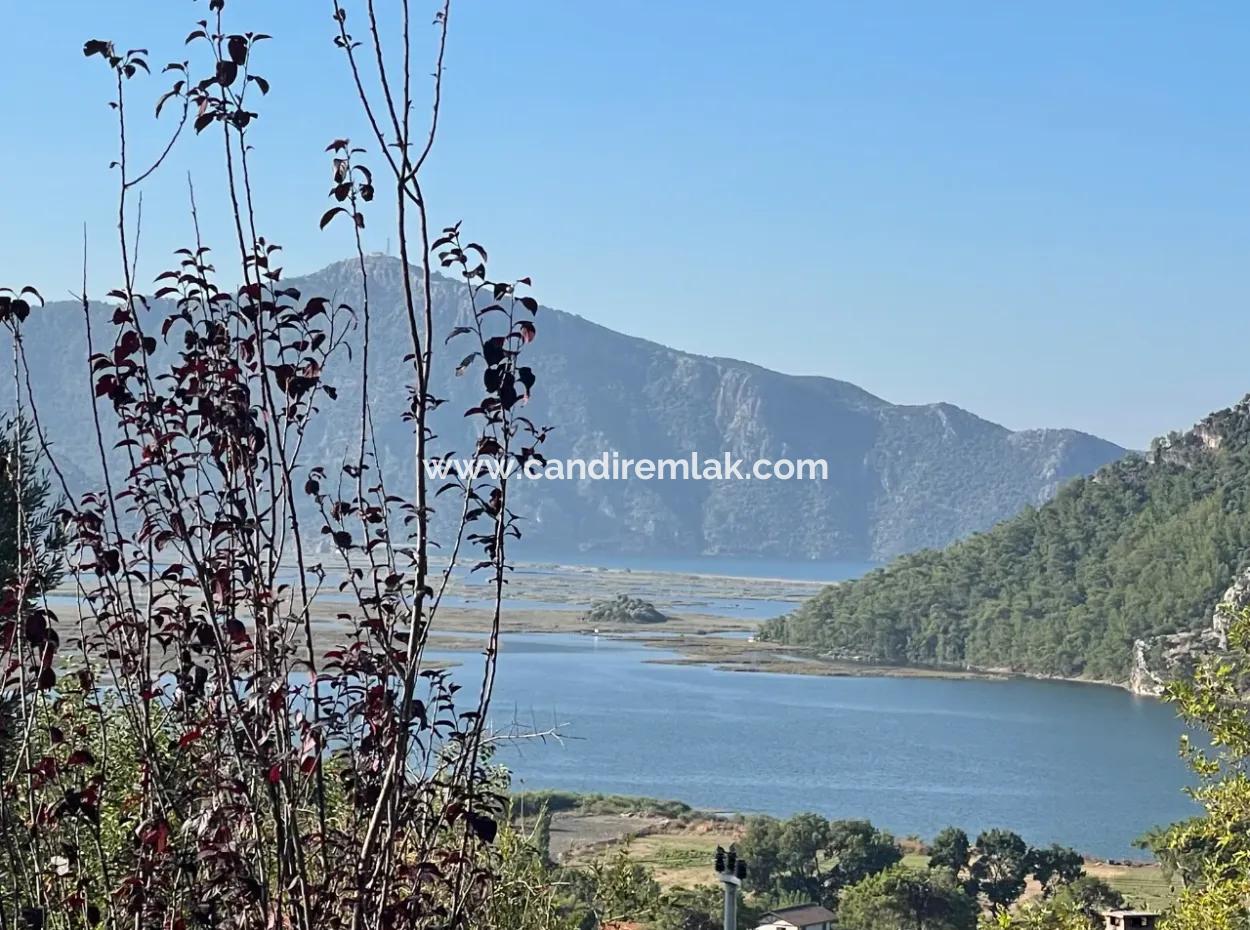 Çandır Full Sea And Lake View 500M2 2B Field For Sale