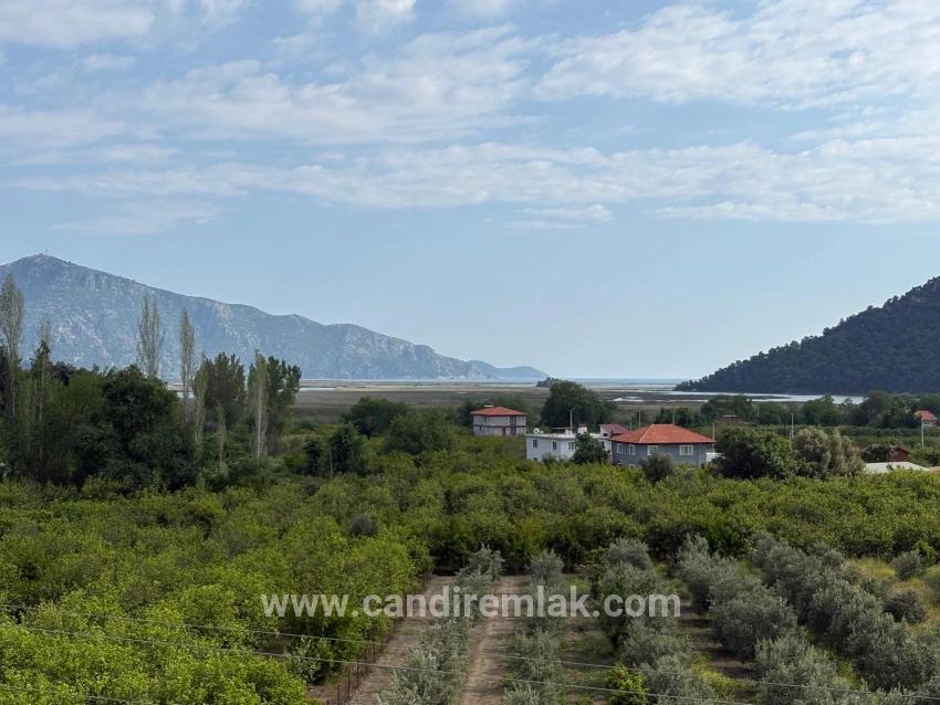 Çandır'da Deniz Ve Göl Manzaralı 1.721m2 Satılık Tarla