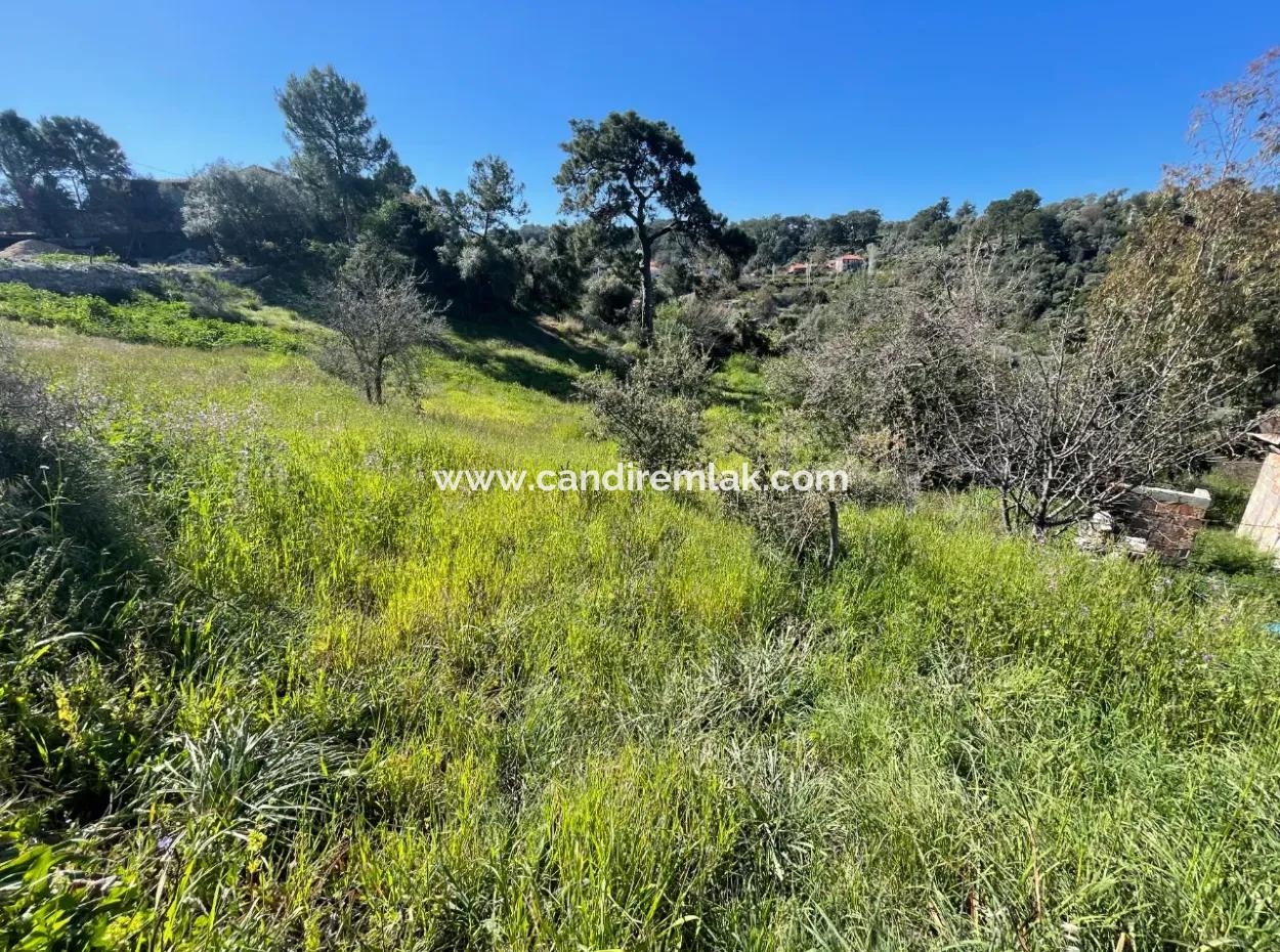 Gökbel'de Full Deniz Manzaralı 4,400M2 Arsa İçinde Satılık Köy Evi