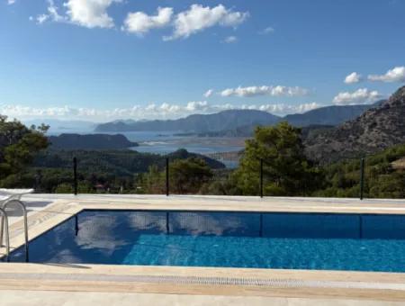 Gökbelde Full Deniz Manzaralı 2+1 Kiralık Villa
